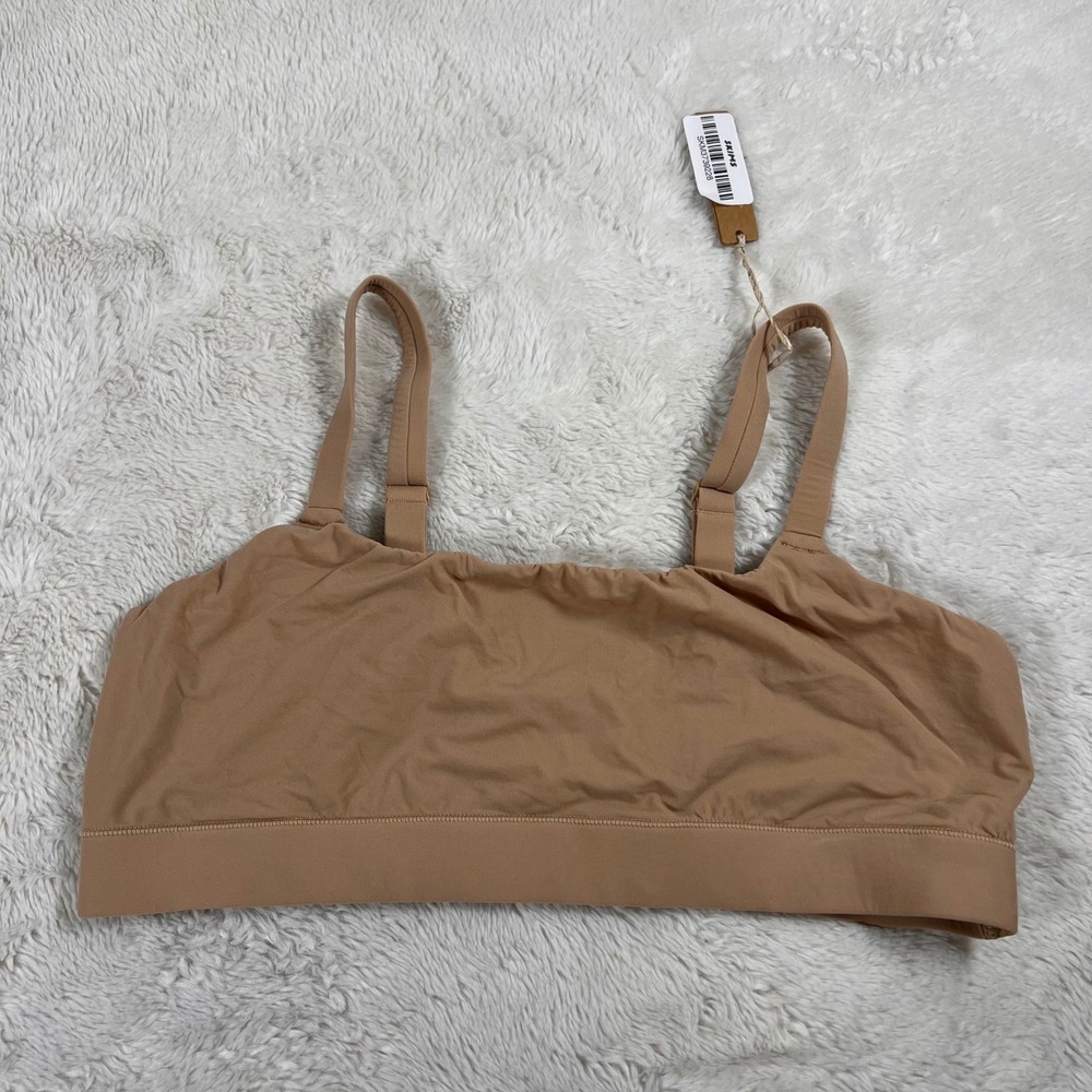 SKIMS Fits Everybody Scoop Neck Bralette Clay BR-SCN-2025 Size 2X NWT Womens